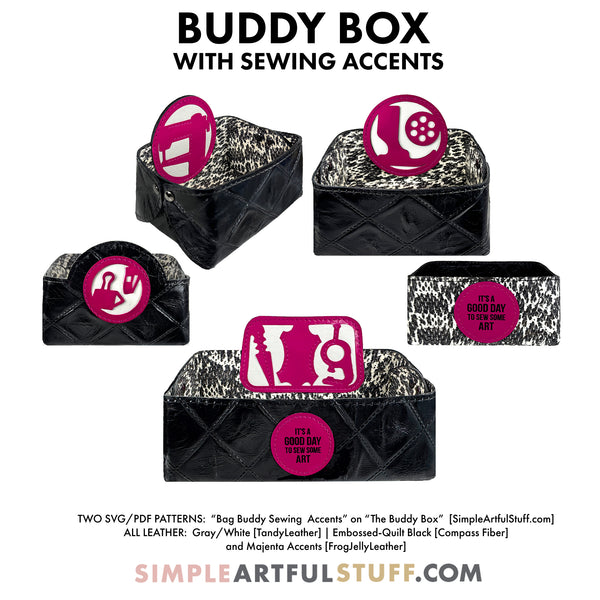 BAG BUDDIES   | MAIN PATTERN Buddy Box  (PDF + SVG)