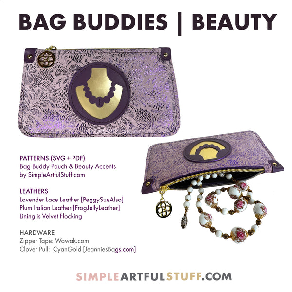 BAG BUDDIES | Beauty Accents (SVG+PDF)
