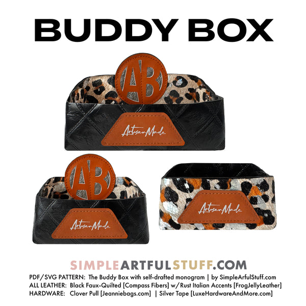 BAG BUDDIES   | MAIN PATTERN Buddy Box  (PDF + SVG)