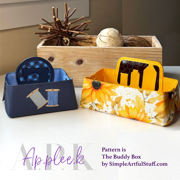 BAG BUDDIES   | MAIN PATTERN Buddy Box  (PDF + SVG)