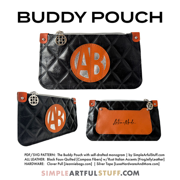 BAG BUDDIES | MAIN PATTERN Buddy Pouch (PDF + SVG)