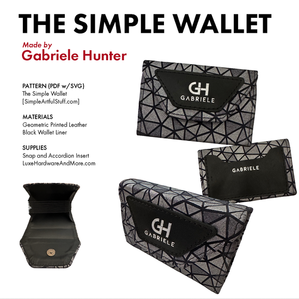 SIMPLE WALLET (PDF w/SVG)
