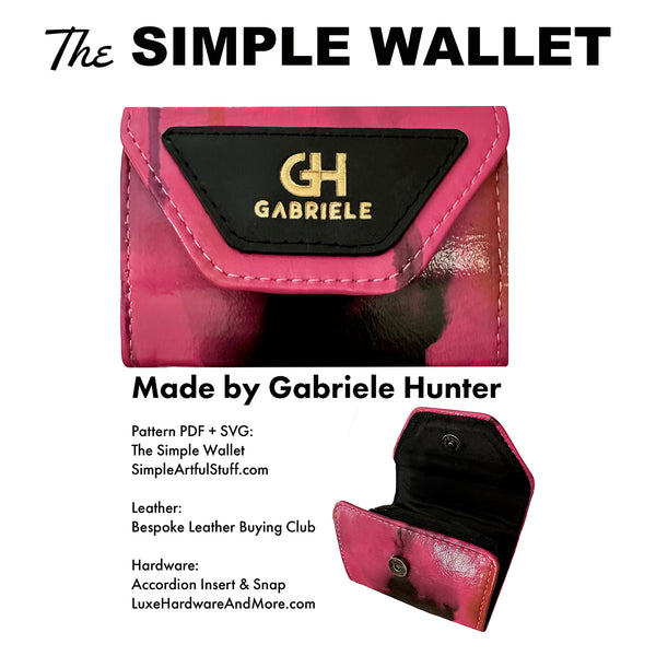 SIMPLE WALLET (PDF w/SVG)