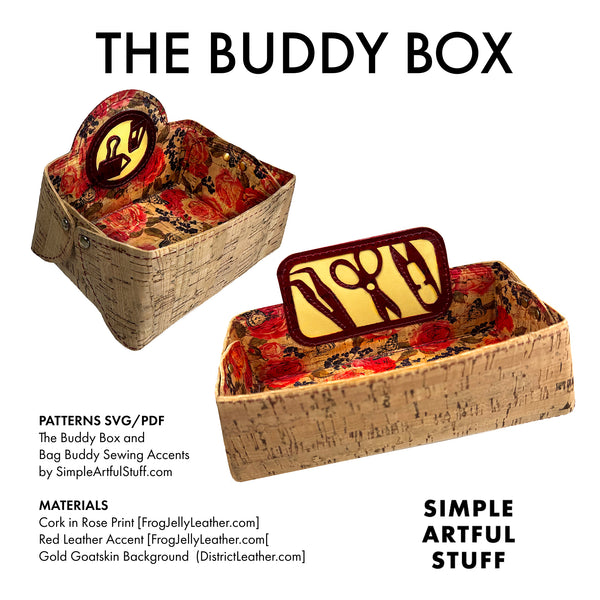 BAG BUDDIES   | MAIN PATTERN Buddy Box  (PDF + SVG)
