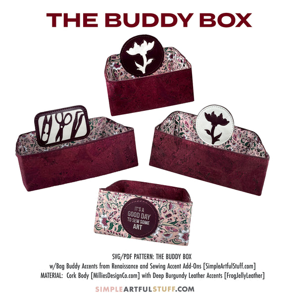 BAG BUDDIES   | MAIN PATTERN Buddy Box  (PDF + SVG)