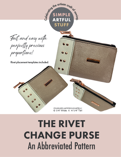 RIVET CHANGE PURSE