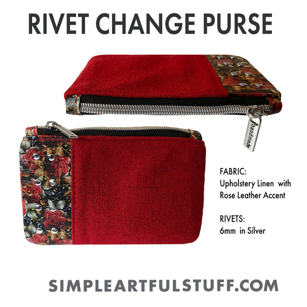 RIVET CHANGE PURSE
