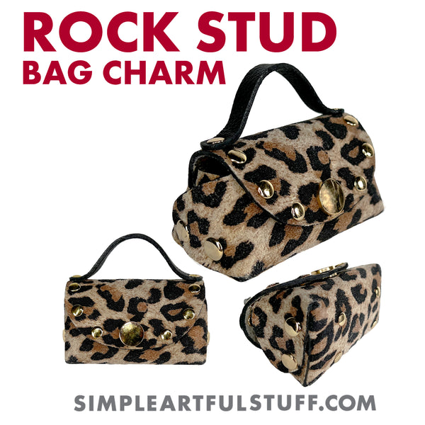 ROCK-STUD CHARM BAG (PDF + SVG)