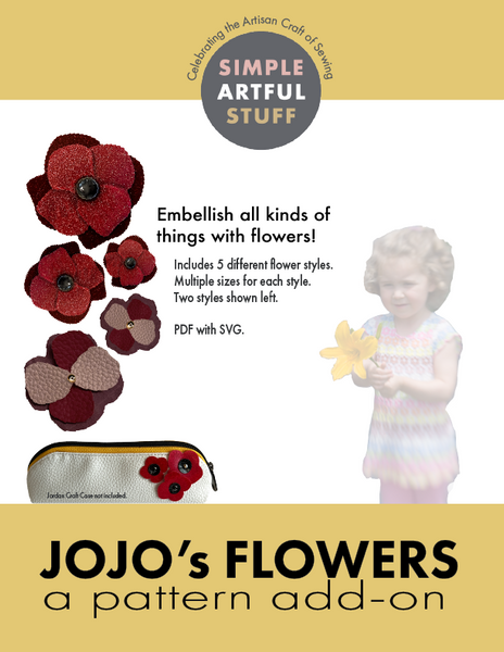 JOJO's FLOWERS  (PDF & SVG Pieces)
