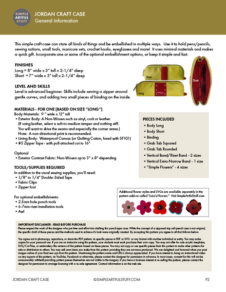 JORDAN CRAFT CASE  | Main Pattern