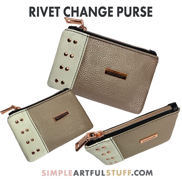 RIVET CHANGE PURSE