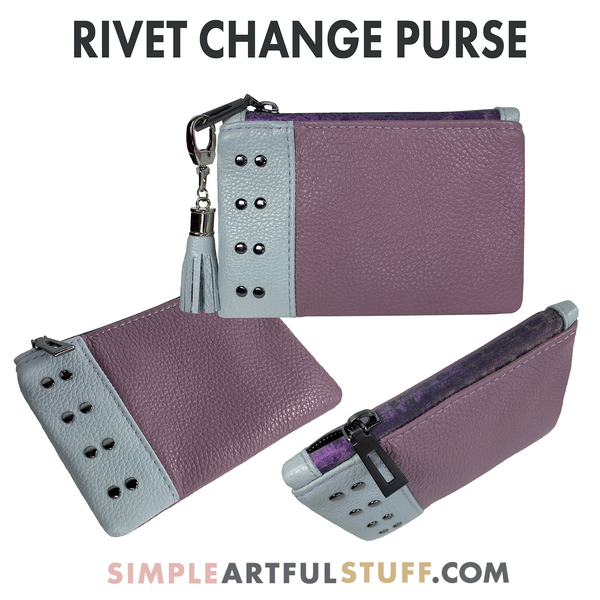 RIVET CHANGE PURSE