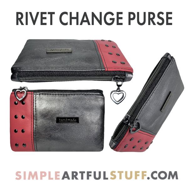RIVET CHANGE PURSE