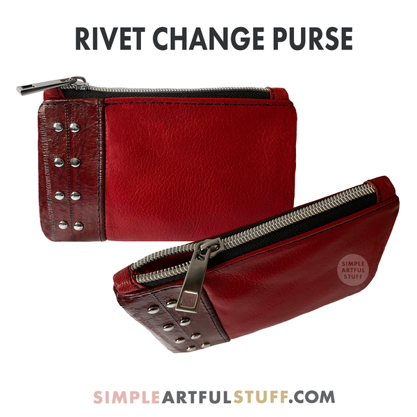 RIVET CHANGE PURSE