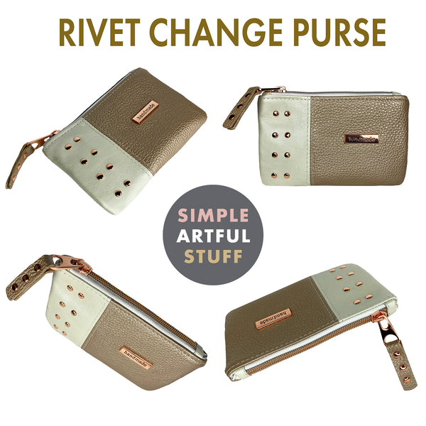 RIVET CHANGE PURSE