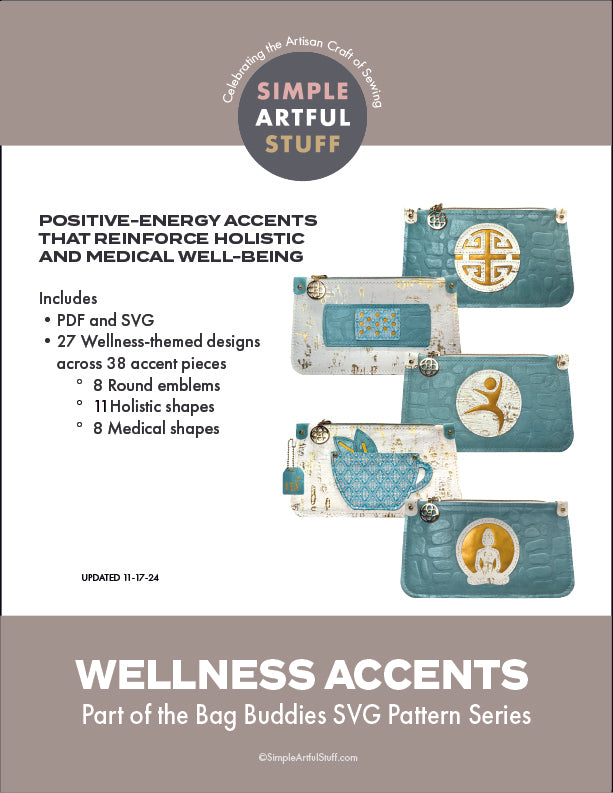 BAG BUDDIES | Wellness Accents (PDF+SVG)