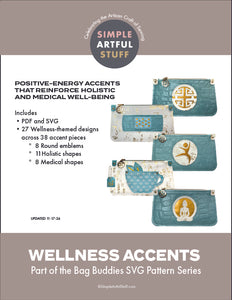 BAG BUDDIES | Wellness Accents (PDF+SVG)