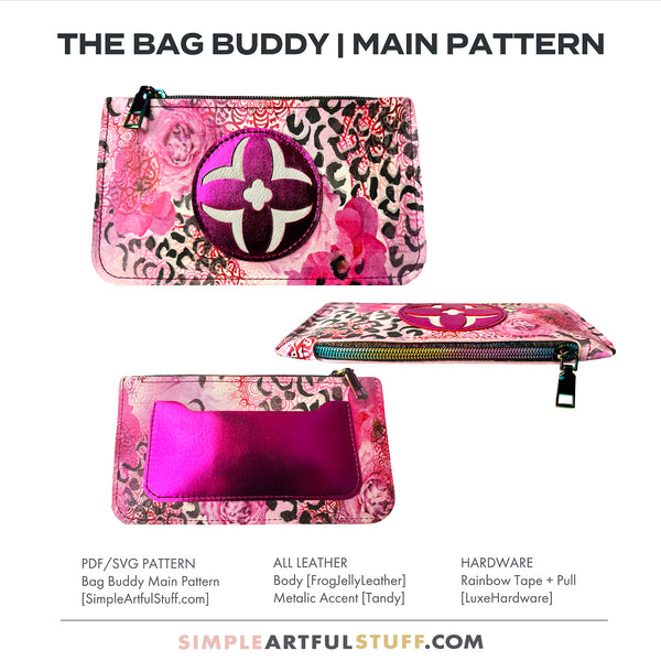 BAG BUDDIES | MAIN PATTERN Buddy Pouch (PDF + SVG)