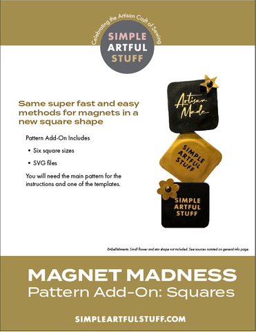 MAGNET MADNESS - Pattern AddOn-Squares (PDF & SVG)