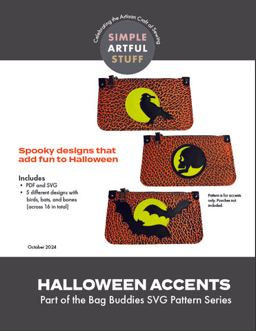 BAG BUDDIES | Halloween Accents (PDF + SVG)