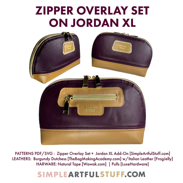 ZIPPER OVERLAY POCKET SET | Small Bags