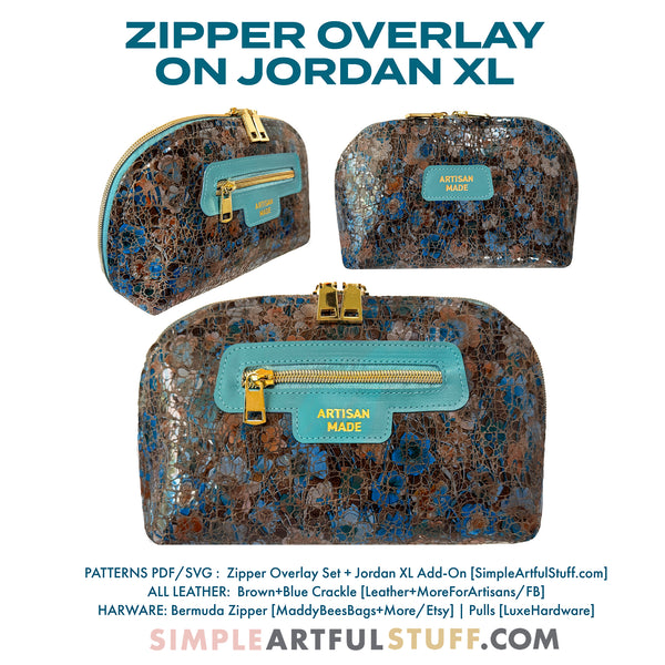 ZIPPER OVERLAY POCKET SET | Small Bags