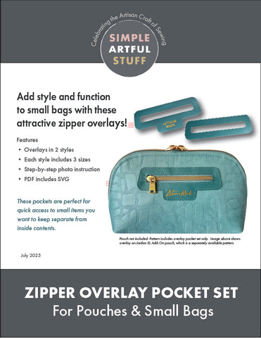 ZIPPER OVERLAY POCKET SET | Small Bags