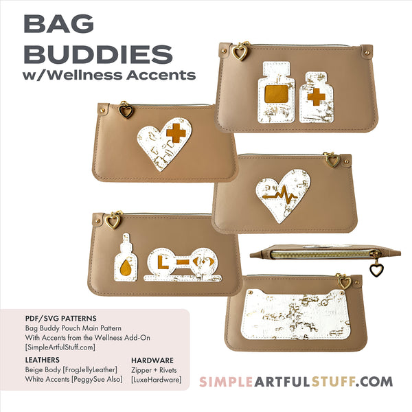 BAG BUDDIES | Wellness Accents (PDF+SVG)