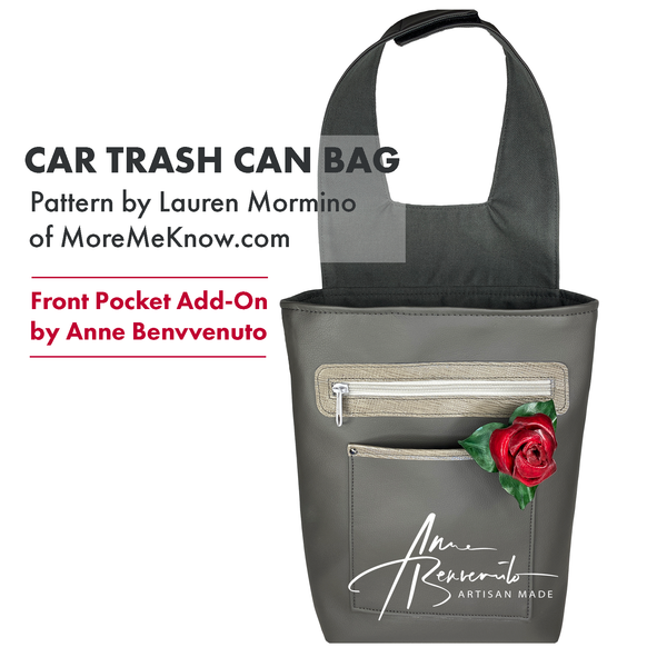 PATTERN ADD-ON - Lauren Mormino's "Car Trash Can" Bag Pattern